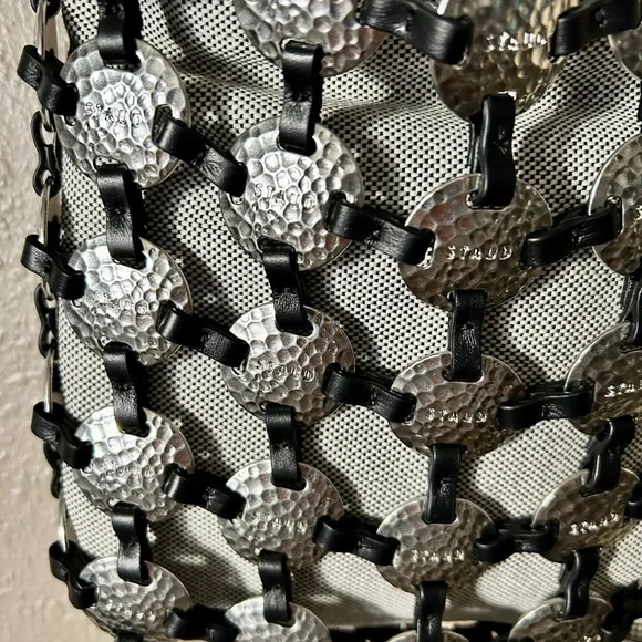 STAUD Pucky Medallion Shoulder Bag